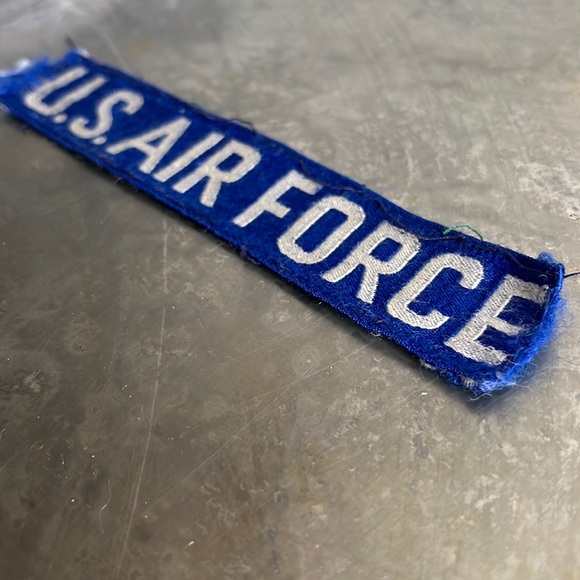 U.S. AIR FORCE blue tape patch, vintage - Picture 5 of 12